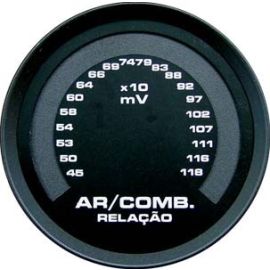 Hallmeter / 52mm / Escala / Street / Preto - CRONOMAC