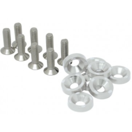 Arruela Fender C/ Parafuso - Prata M6 - Metal Horse