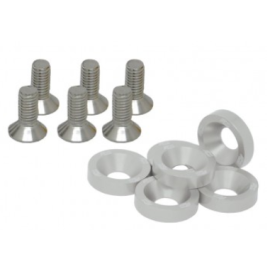 Arruela Fender C/ Parafuso - Prata M8 - Metal Horse