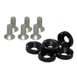 Arruela Fender C/ Parafuso - Preto M8 - Metal Horse