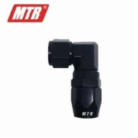 Conexão 12an 90 Graus Perfil Baixo Preta