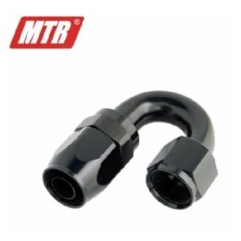 CONEXÃO MTR 12AN 180 GRAUS - Preta