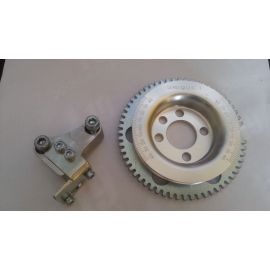 Roda Fônica VW AP 8v + Suporte Sensor - Unique One Prata