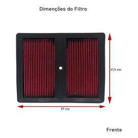 Filtro De Ar Esportivo Inbox VW UP TSI 1.0 Turbo