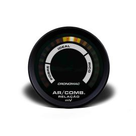 Hallmeter / 52mm / Comum / Street / Preto - CRONOMAC
