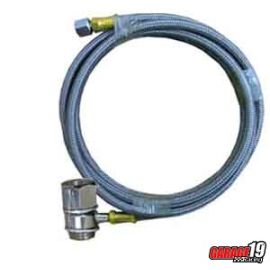 Kit Instalação Manômetro - Pressão Óleo - Aeroquip 1,80mts - Fiat e GM - Roman Mangueiras