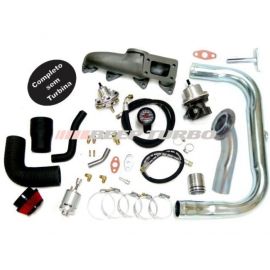 Kit turbo GM - Motor 1.8/2.0/2.2 8v - Astra / Vectra (97/.../02 ) - sem turbina - Beep Turbo