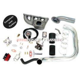 Kit turbo GM - motor 1.6 MPFI - Corsa sem AR ou Dir - com coletor ferro fundido - sem Turbina - Beep Turbo