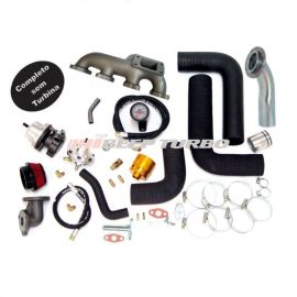 Kit turbo GM - Motor 2.0 MPFI com Medidor de Massa - Omega / Vectra - sem Turbina - Beep Turbo