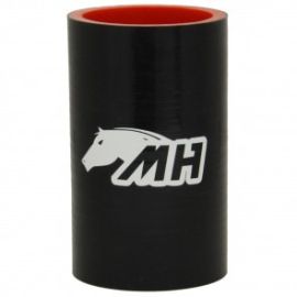 Mangote 2" Reto (SILICONE) Preto - MetalHorse