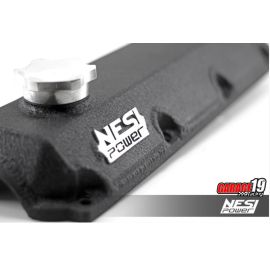 Tampa de Válvula AP Nesi Power - Preto Texturizado - Com Suporte Para Sensor
