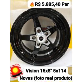 Roda Vision RTS - Aro 15" Tala 8" - 5x114