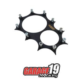 Acabamento Saída de Escape e Válvula Alívio INOX 3" Preto - SPEED Racing