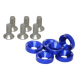 Arruela Fender C/ Parafuso - Azul M8 - Metal Horse
