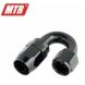CONEXÃO MTR 12AN 180 GRAUS - Preta