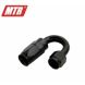 CONEXÃO MTR 6AN 180 GRAUS - Preta