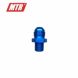 Niple 10AN x 3/8 NPT Azul