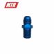 Niple 6AN x 1/4 NPT Azul