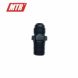 Niple 6AN x 1/4 NPT Preto