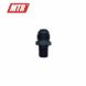 Niple 8AN x 1/4 NPT Preto