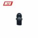 Niple 8AN x 3/8 NPT Preto