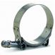 Abraçadeira 100% Inox tipo T / Tucho / T-Clamp para mangotes de 3" polegadas (D.I 81-89mm) - Metal Horse