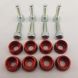 Arruela Fender C/ Parafuso - Vermelho M6