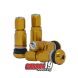 Válvula para roda esportiva em alumínio (pneu) - DOURADO - MetalHorse
