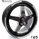 Roda (C65) Réplica RTS Black - Aro 15" x Tala 7" - 4x100