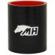 Mangote 2,5" Reto (SILICONE) Preto - MetalHorse