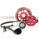 Kit de polias Poly-V com roda fônica para VW Aircooled / Fusca e derivados (Vermelho)-Red