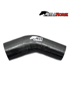 Mangote em Silicone Redutor Curva 45° 2-1/2" X 2" (Azul ou Preto)