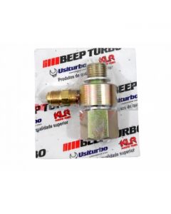 Adaptador de Óleo Rosca Grossa M14 (Olhal) - Beep Turbo