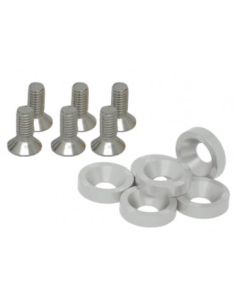 Arruela Fender C/ Parafuso - Prata M8 - Metal Horse