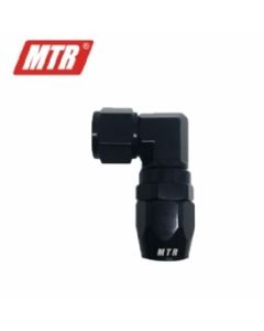 Conexão 12an 90 Graus Perfil Baixo Preta