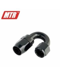 CONEXÃO MTR 8AN 180 GRAUS - Preta