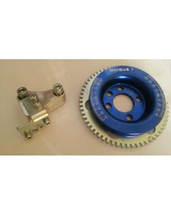 Roda Fônica VW AP 8v + Suporte Sensor - Unique One Azul