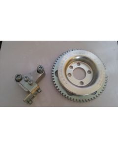 Roda Fônica VW AP 8v + Suporte Sensor - Unique One Prata
