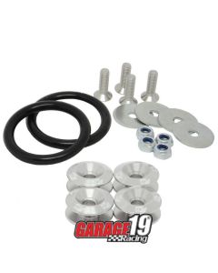 Anilha trava de para-choque esportiva (Quick Release) - Prata - MetalHorse