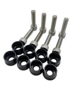 Arruela Fender C/ Parafuso - Preto M6