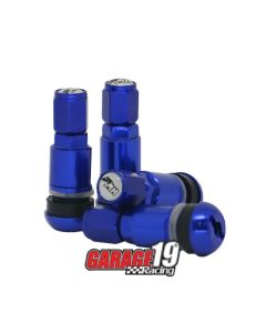 Válvula para roda esportiva em alumínio (pneu) - Azul - MetalHorse