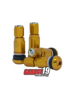Válvula para roda esportiva em alumínio (pneu) - DOURADO - MetalHorse