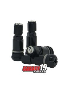 Válvula para roda esportiva em alumínio (pneu) - PRETO - MetalHorse
