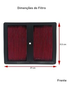 Filtro De Ar Esportivo Inbox VW UP TSI 1.0 Turbo