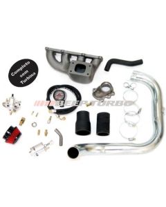 Kit turbo GM - Motor 1.0 MPFI - com coletor Ferro Fundido - Corsa Sem AR ou Direção - sem Turbina - Beep Turbo