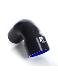 MANGUEIRA PRESSURIZAÇÃO (SILICONE) 90º 2,5" X 3" Preta - KarppoviK