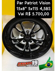 Roda Patriot - Aro 15" Tala 8" - 5x114