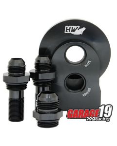 Suporte Remoto de Filtro de Óleo para Radiador Remoto - PRETO - MetalHorse