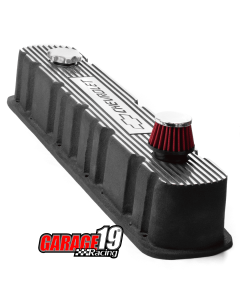 Tampa de Válvulas Opala 6 cil. - Preto Aletada - Race Chrome