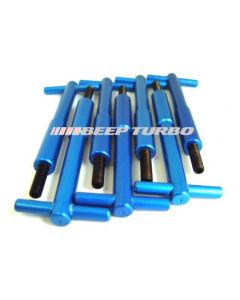 Wing-Nuts Opala motores 4 cil. e 6 cil. Aluminio - AZUL - Beep Turbo